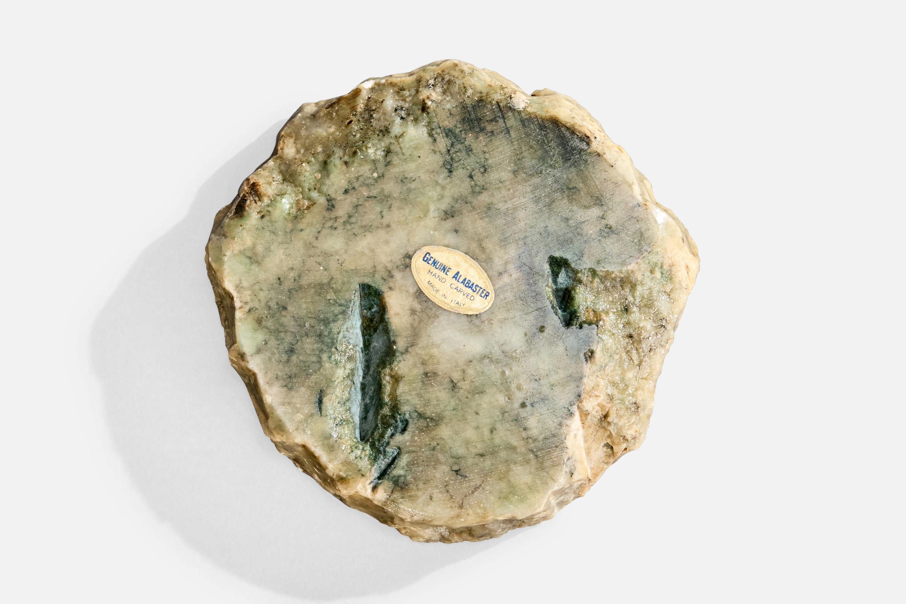 Italian Designer, Ashtray, Alabaster, Italy, 1970s For Sale 3