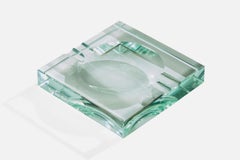 Italian Designer, Ashtray, Glass, Italy, 1930s