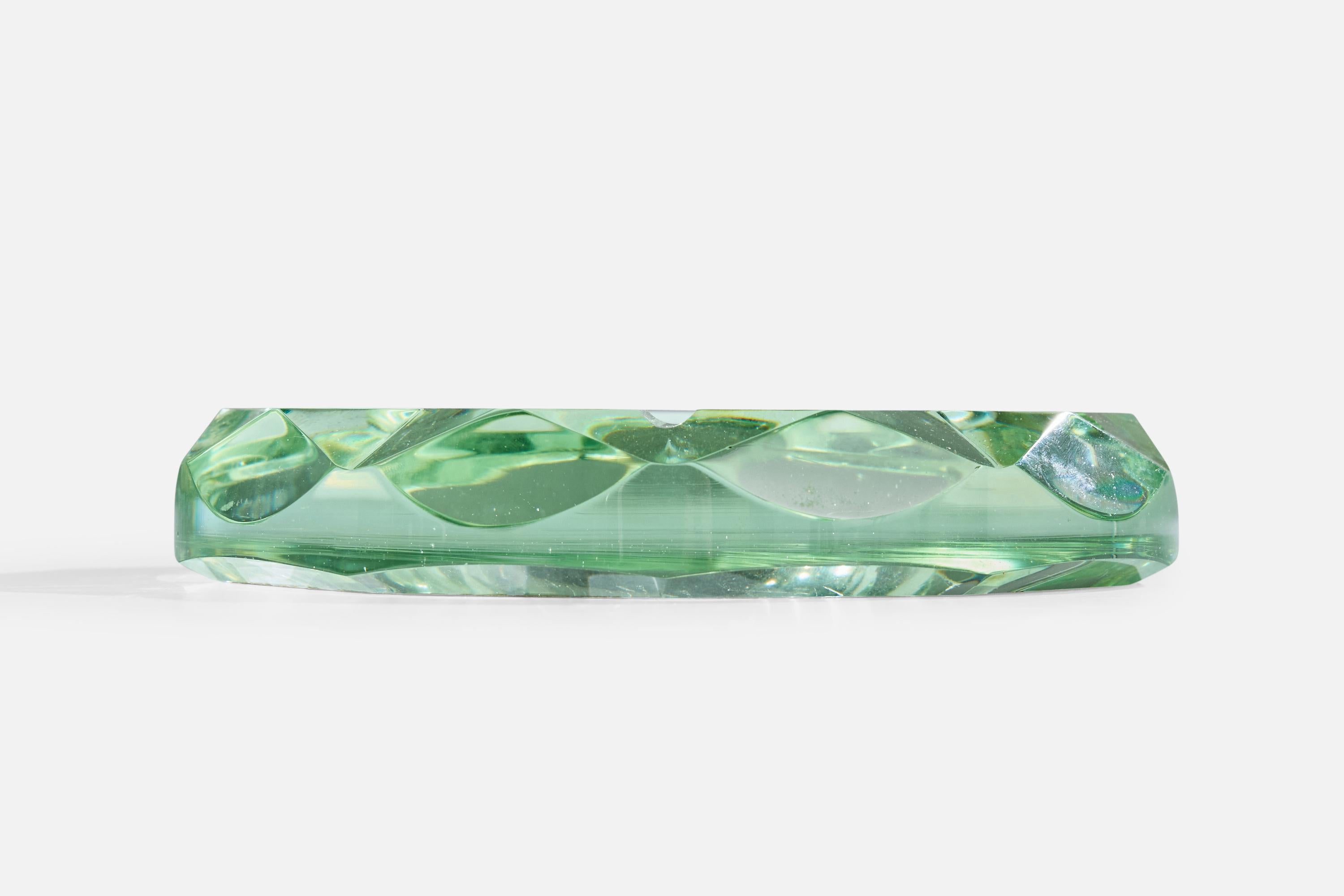 Milieu du XXe siècle Designer italien, cendrier, verre, Italie, années 1950 en vente