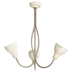 Designer italiano, Lampadario, Metallo, Italia, anni '1950