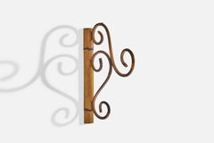 Italian Designer, Coat Hanger, Bamboo, Italy, 1960s