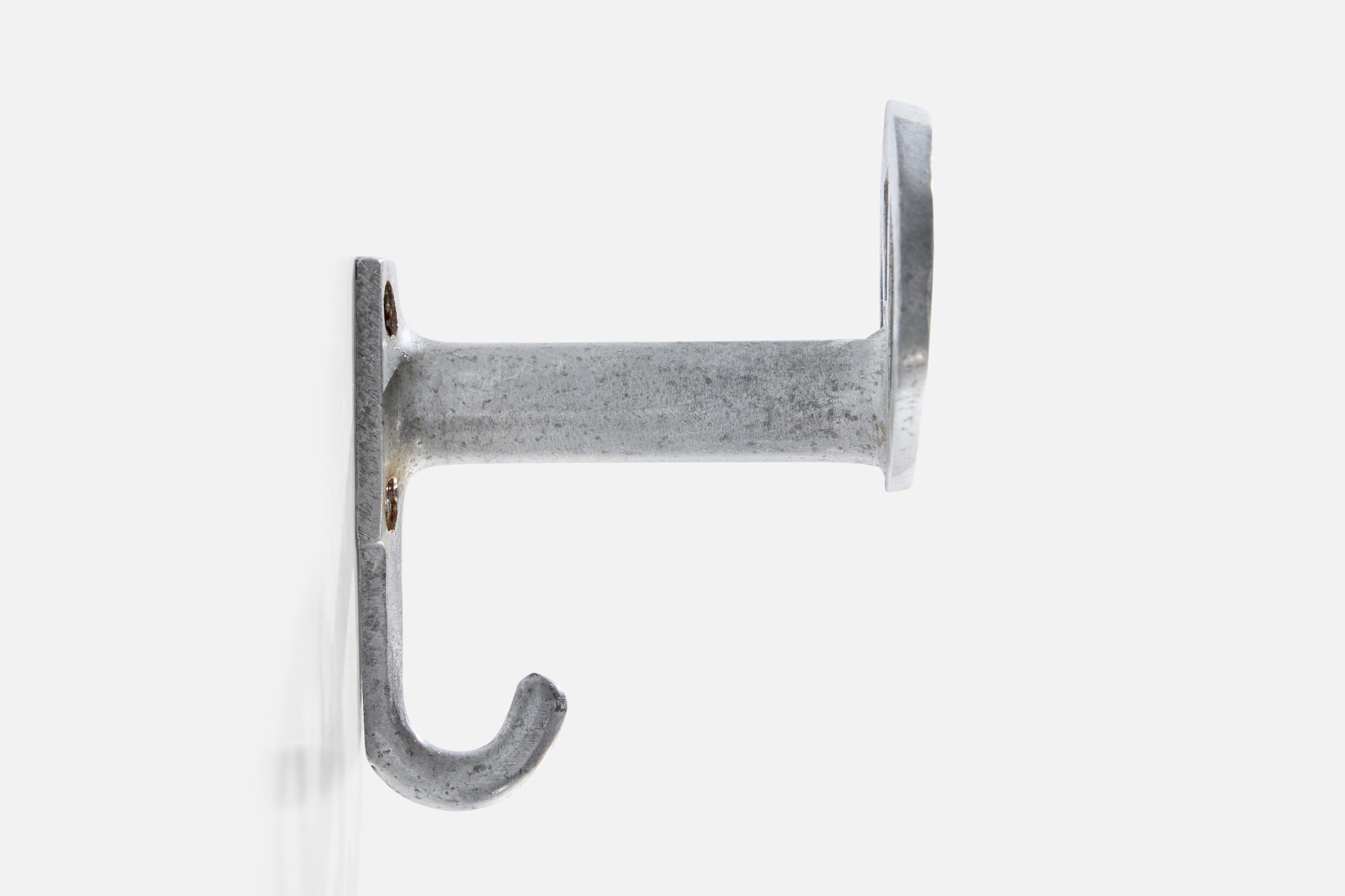 Italian Designer, Coat Hangers, Aluminum, Italy, 1930s For Sale 1