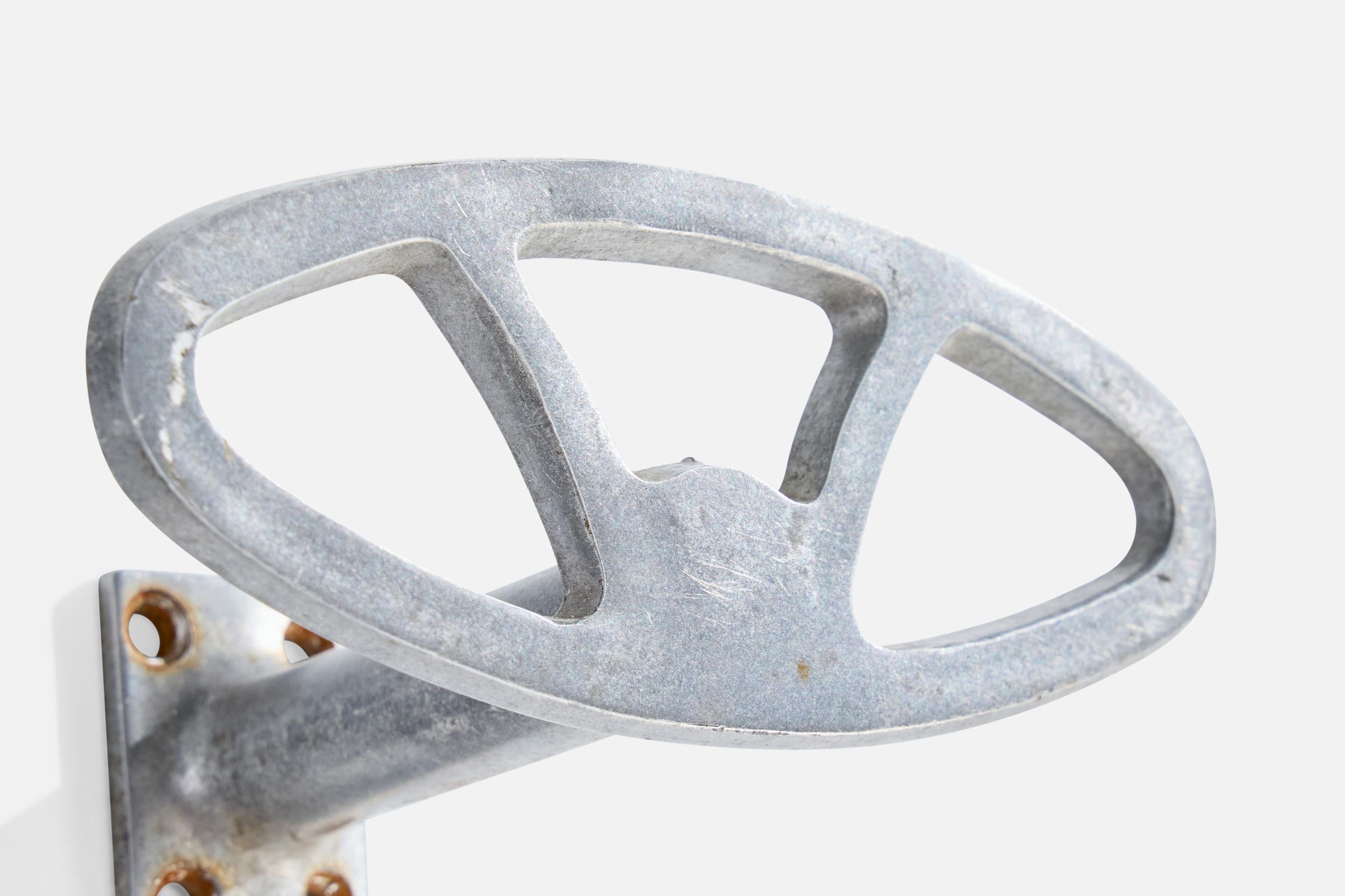 Italian Designer, Coat Hangers, Aluminum, Italy, 1930s For Sale 4
