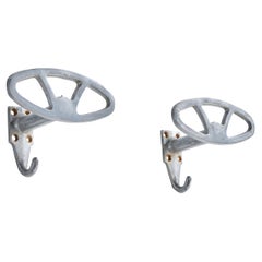 Italian Designer, Coat Hangers, Aluminum, Italy, 1930s
