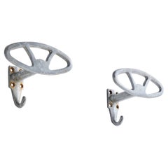Italian Designer, Coat Hangers, Aluminum, Italy, 1930s