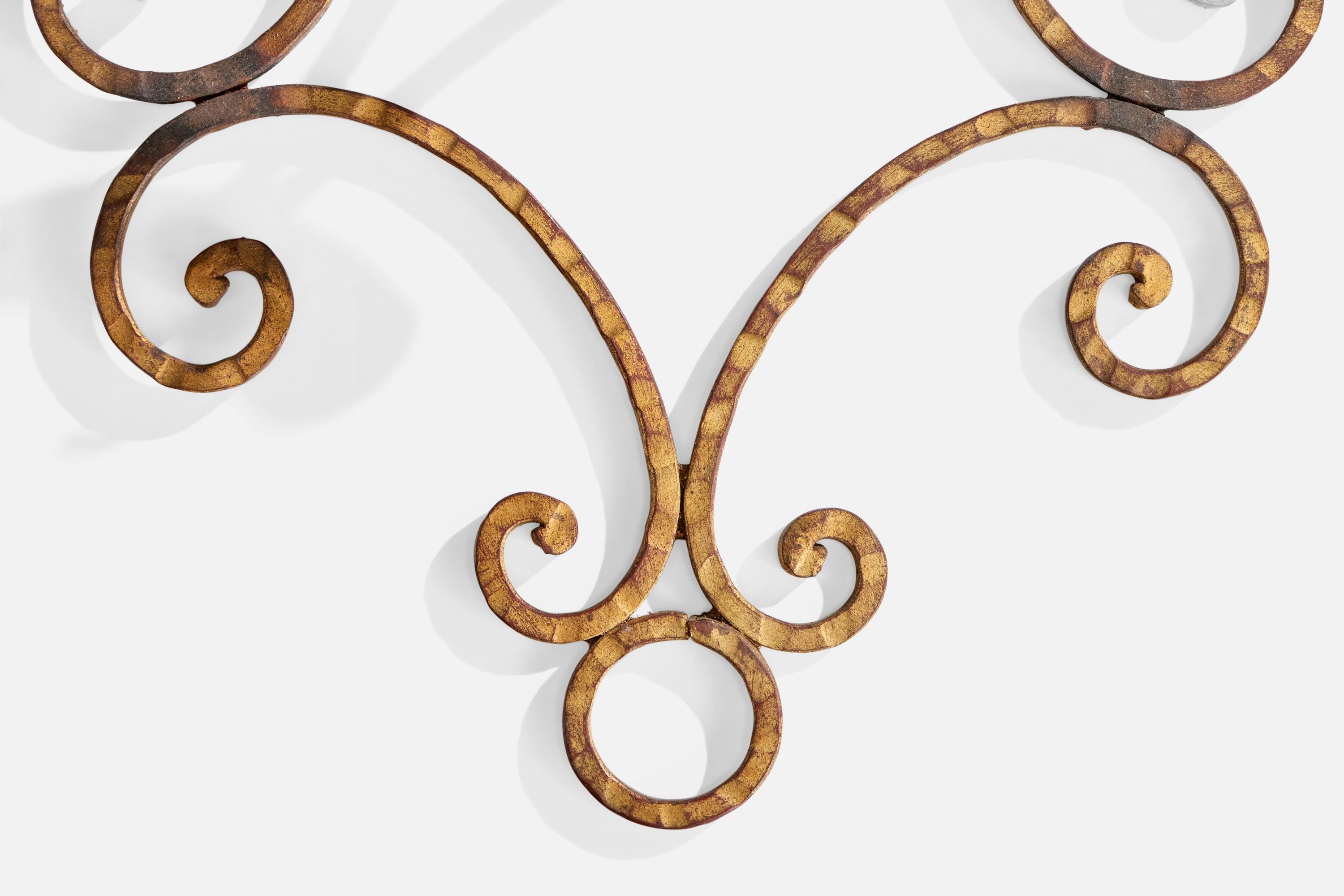 Mid-Century Modern Italian Designer, Coat Hangers, Brass, Italy, 1930s For Sale