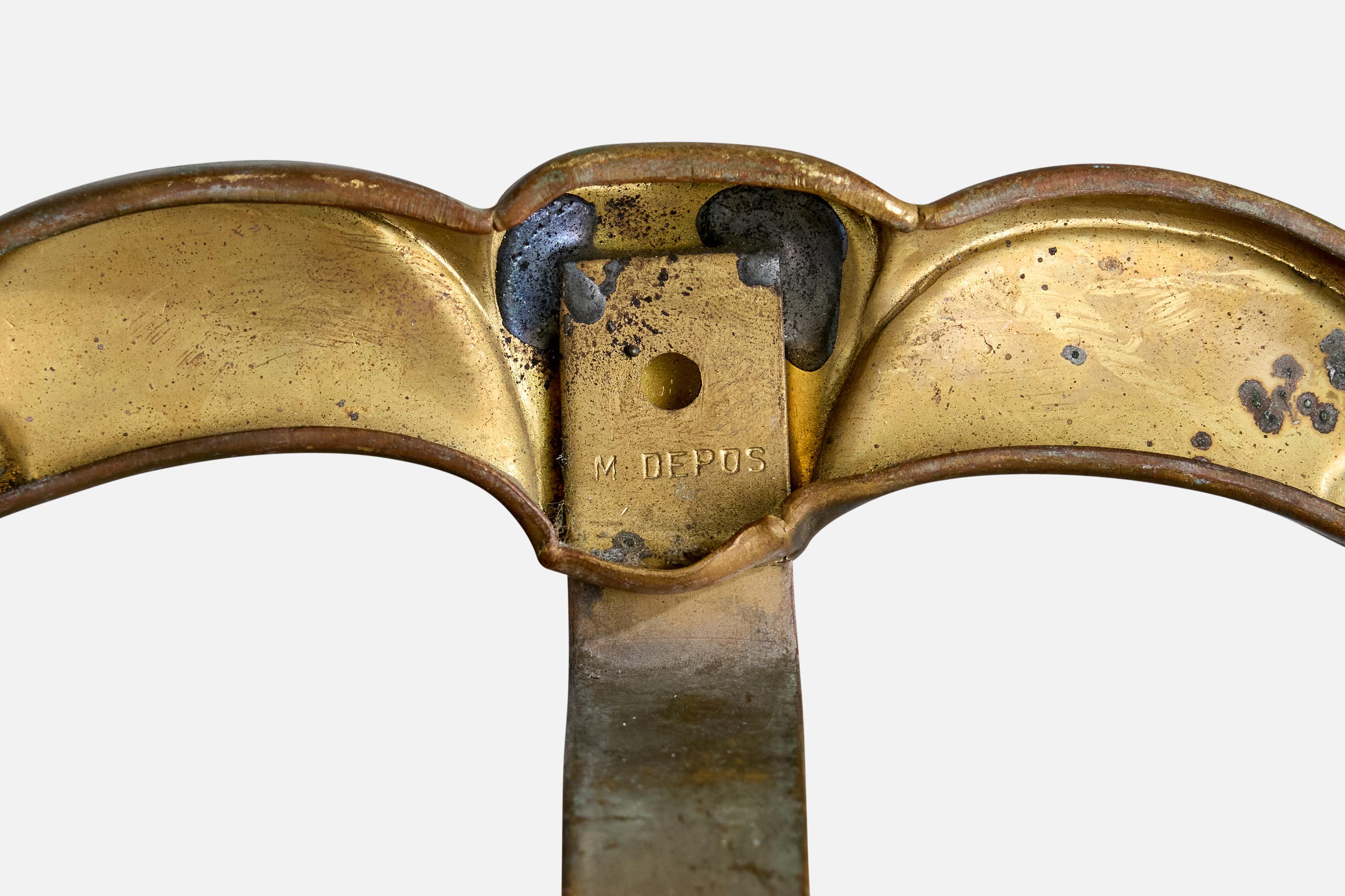 Italian Designer, Coat Hangers, Brass, Italy, 1950s For Sale 6