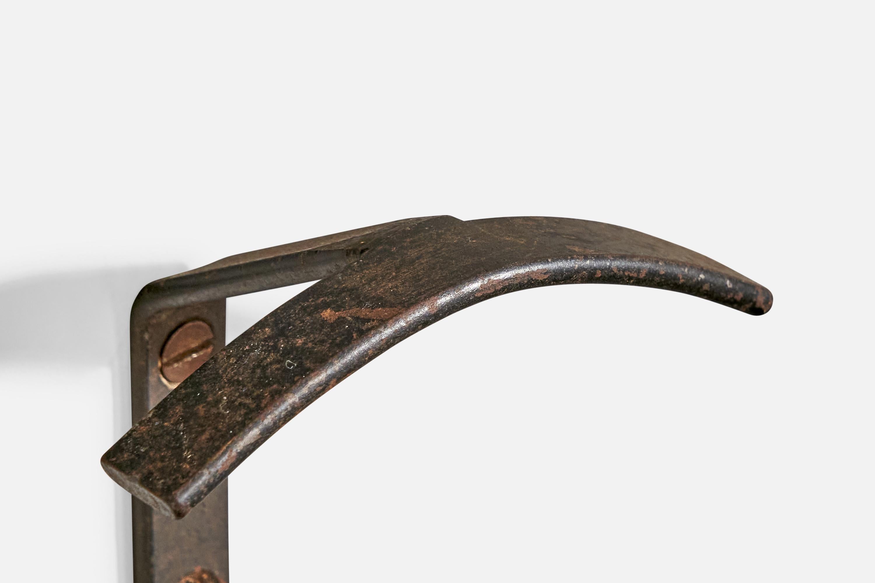 Italian Designer, Coat Hangers, Iron, Italy, 1940s For Sale 4