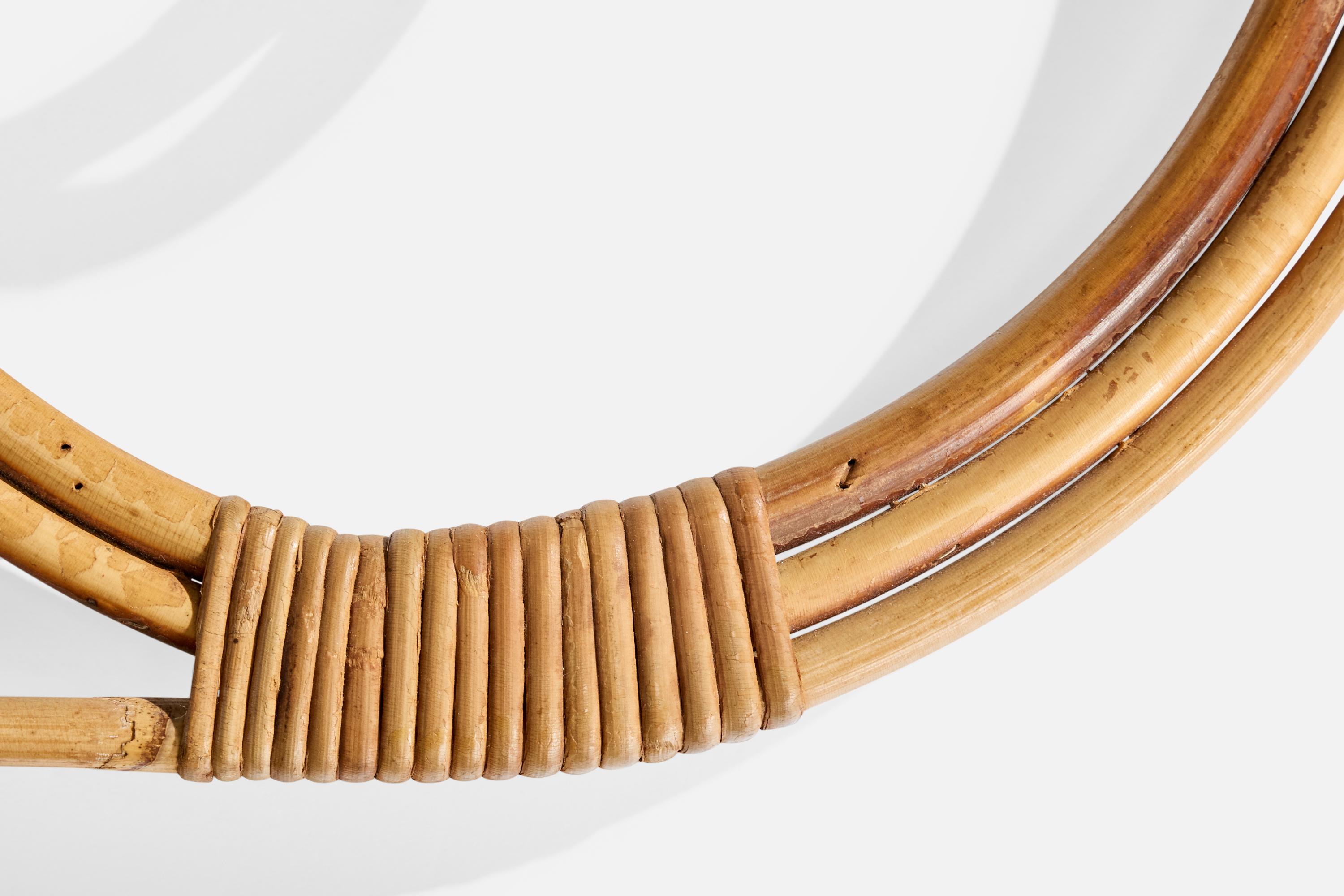 Italian Designer, Coat Rack, Bamboo, Rattan, Italy, 1960s For Sale 2