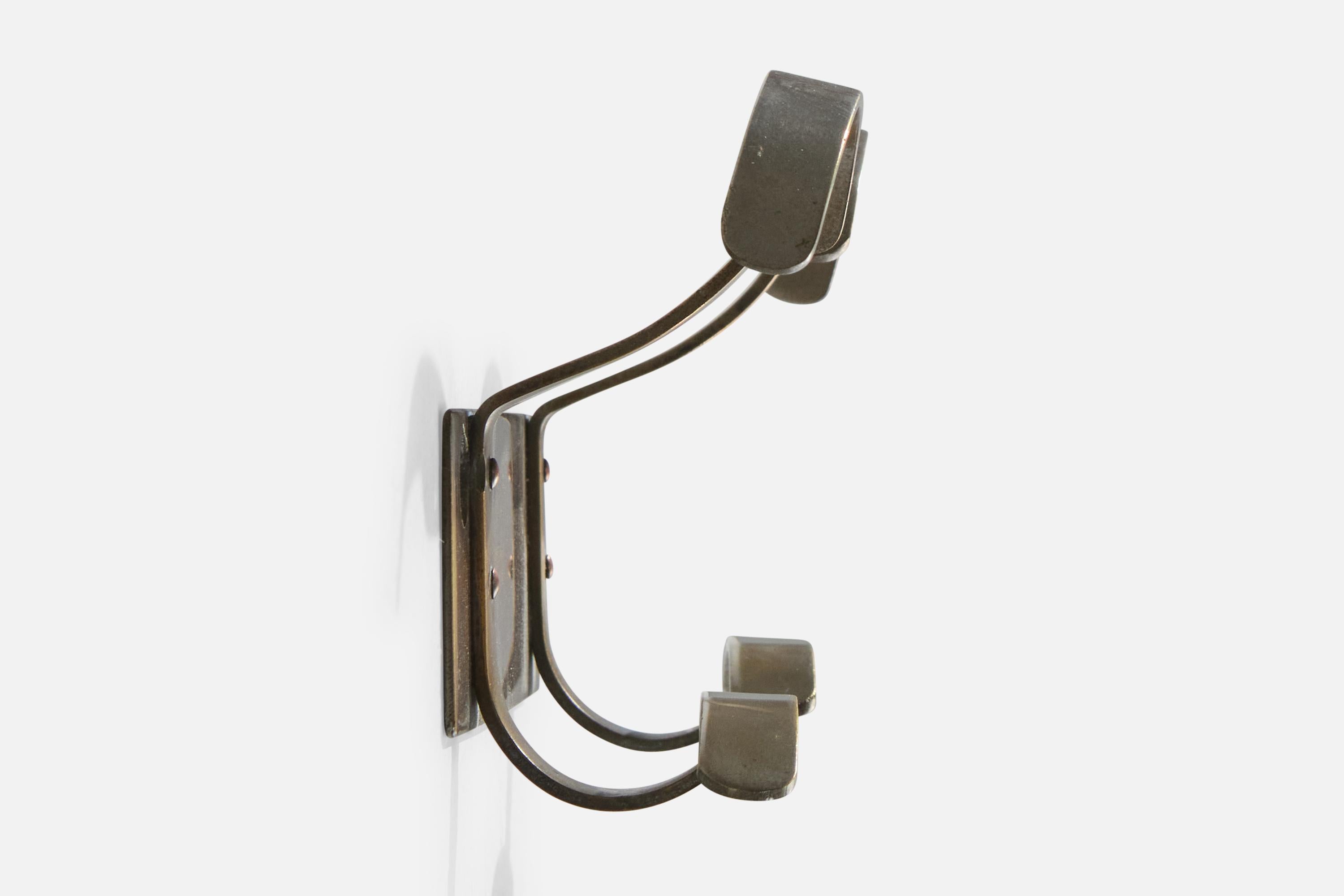 Diseñador italiano, perchero, metal, Italia, años 30 en Bueno estado para la venta en High Point, NC
