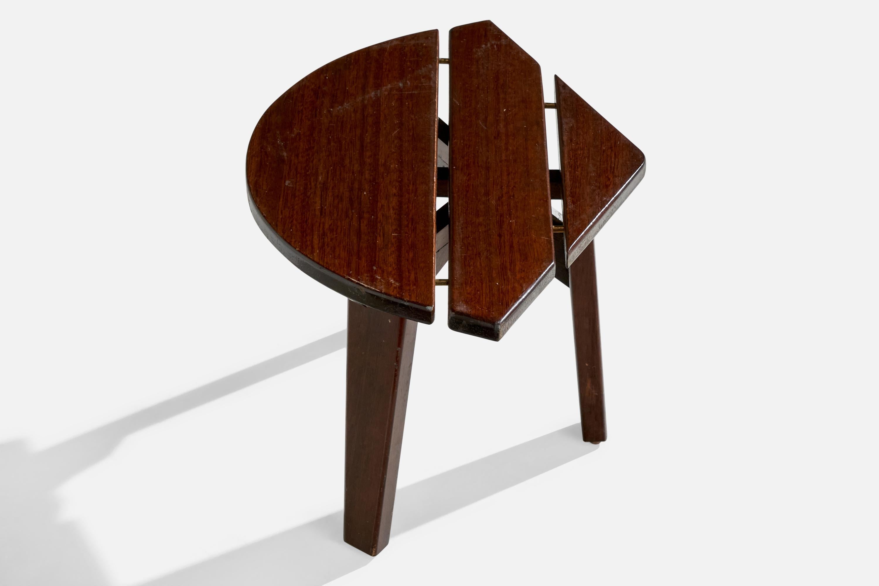 Tavolino di design italiano, Teak, Italia, anni '70 in vendita 6