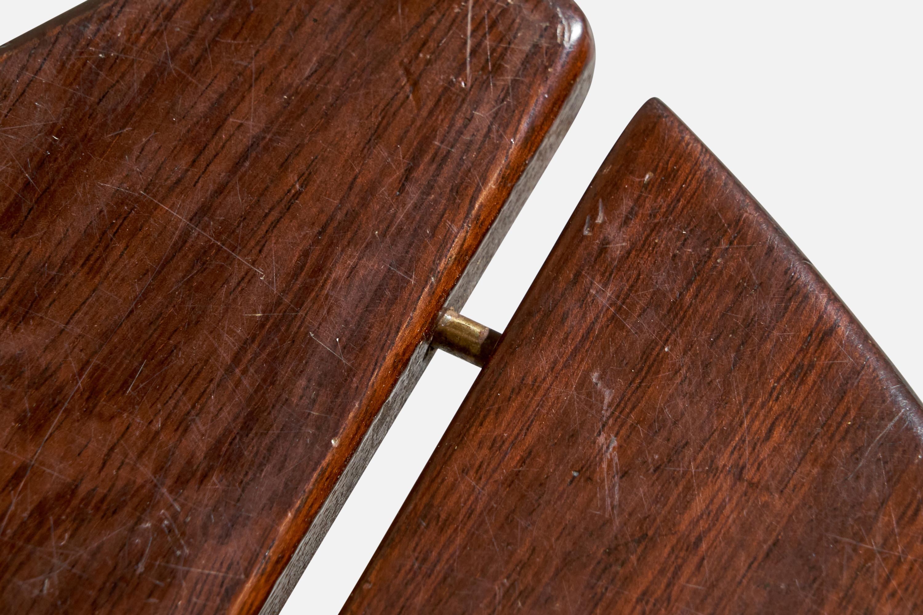 Italiano Tavolino di design italiano, Teak, Italia, anni '70 in vendita