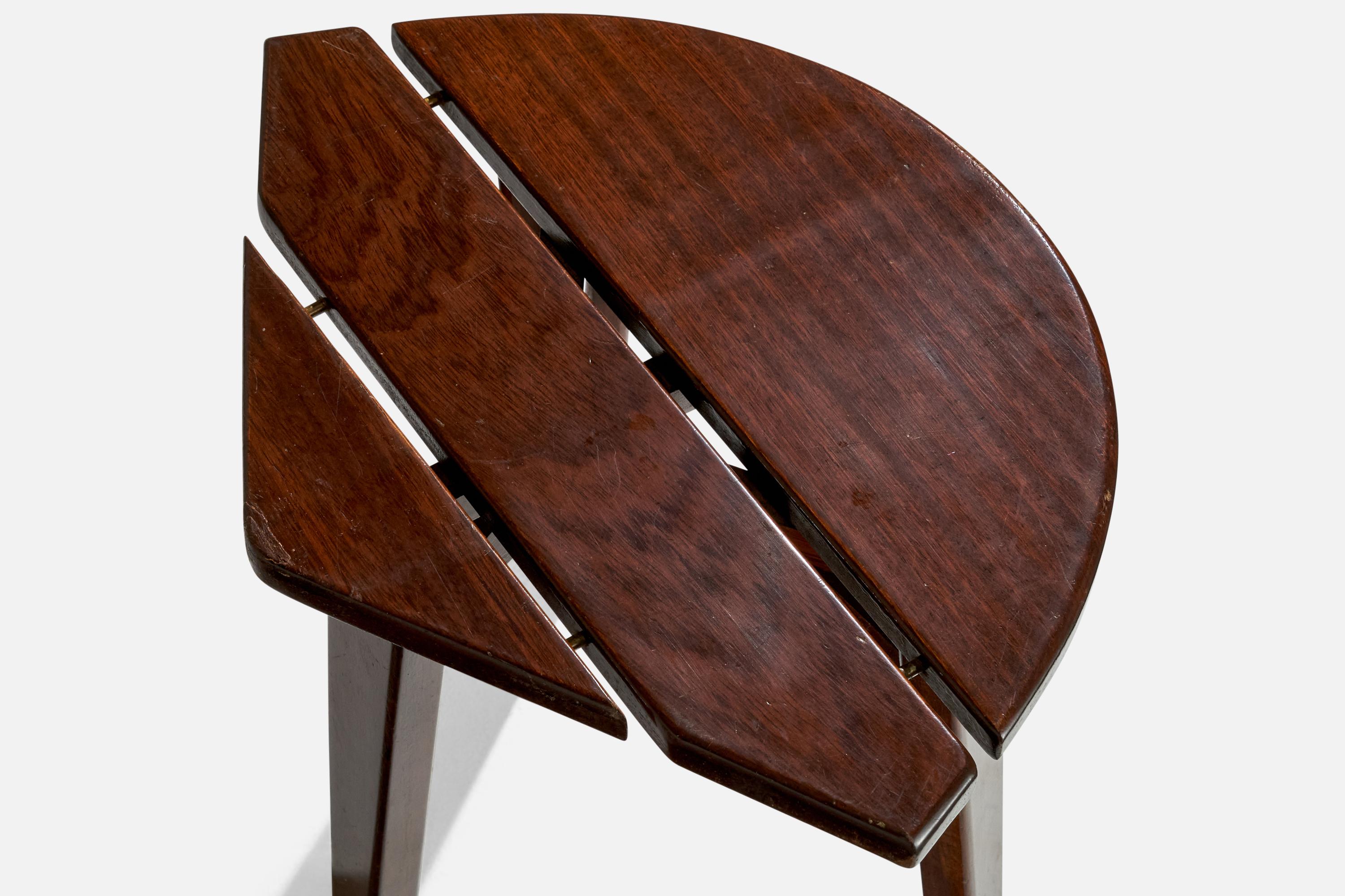 Tavolino di design italiano, Teak, Italia, anni '70 in vendita 3