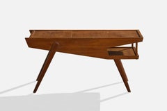 Italian Designer, Coffee Table, Wood, Italy, 1950s