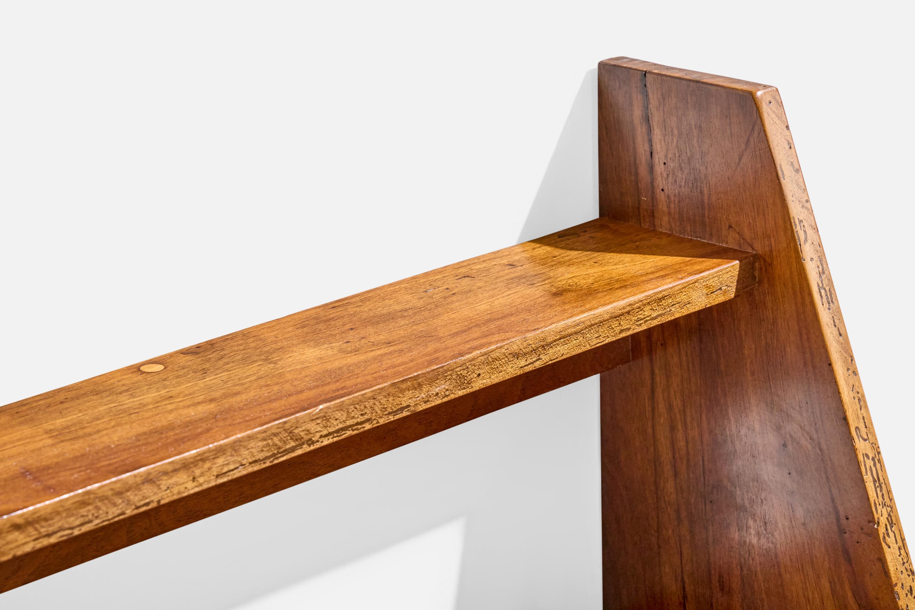 Italian Designer, Console Table, Walnut, Italy, 1950s For Sale 2