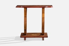 Italian Designer, Console Table, Wood, Italy, 1930s