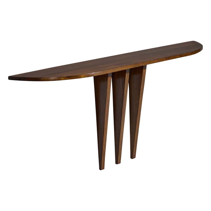 Vintage French Post Modern Console Table - Circa 1980s - Maple Entry ...