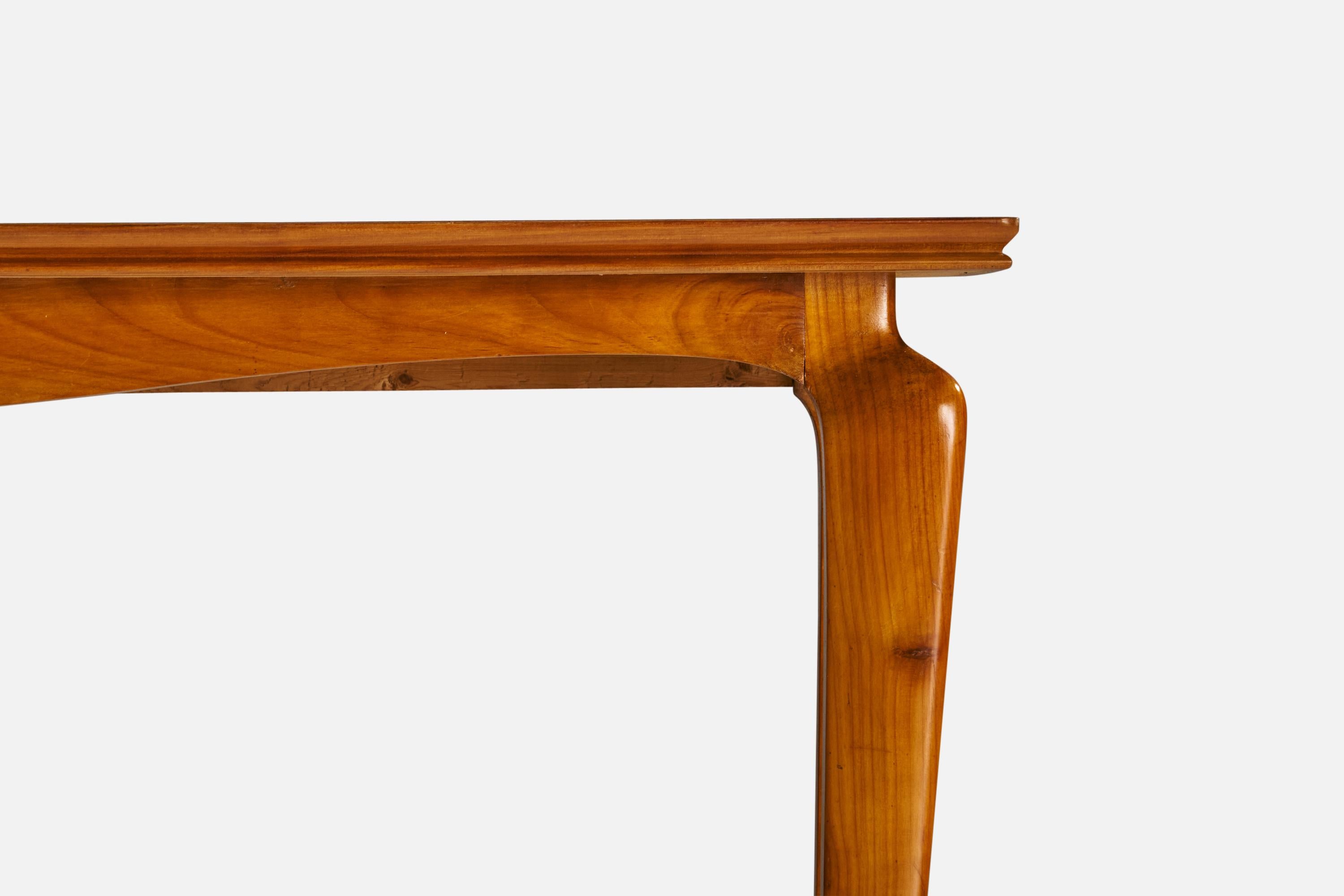 Italian Designer, Console Table, Wood, Italy, 1960s In Good Condition For Sale In High Point, NC