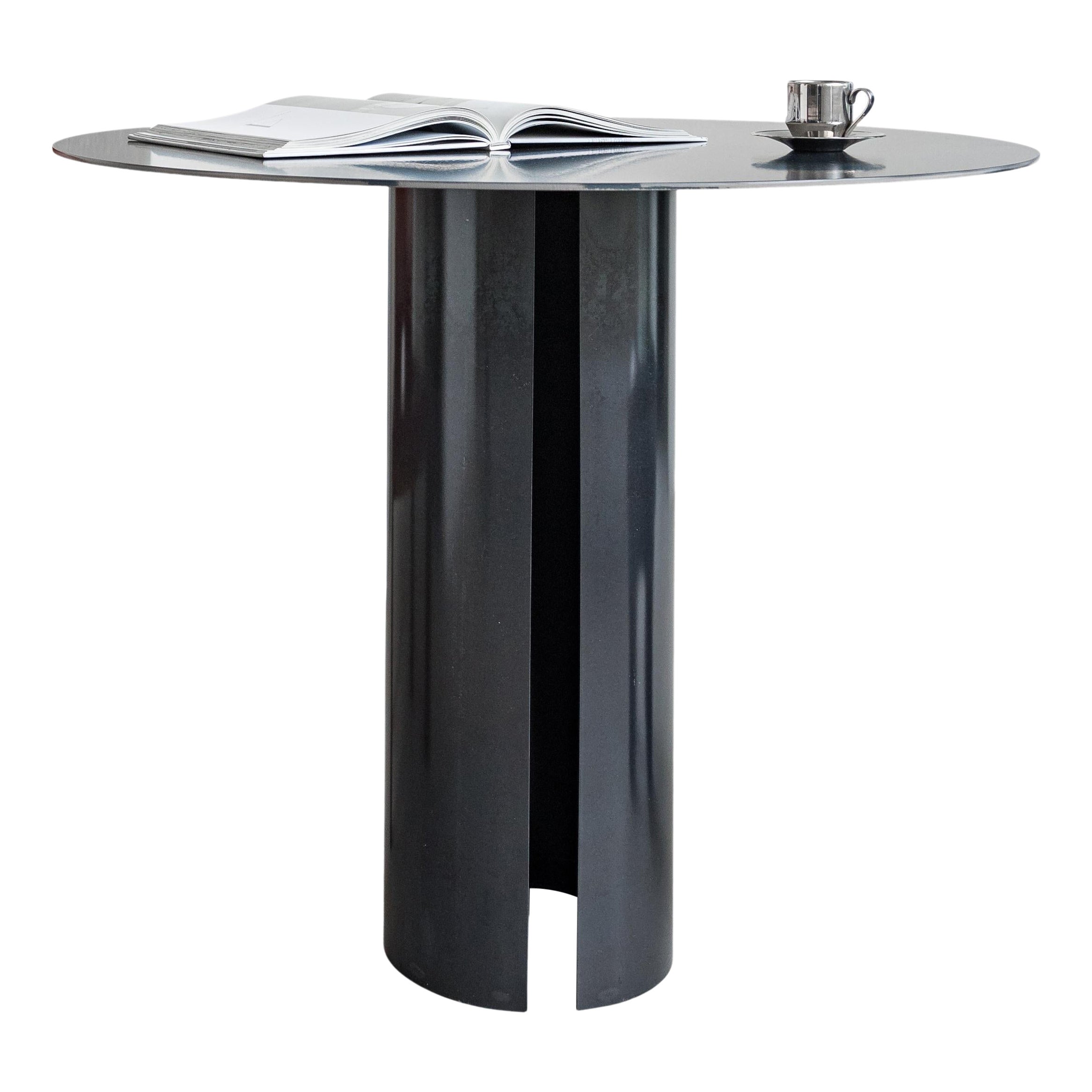 Italian Designer Contemporary 21st Century Dining Table in Burned Metal