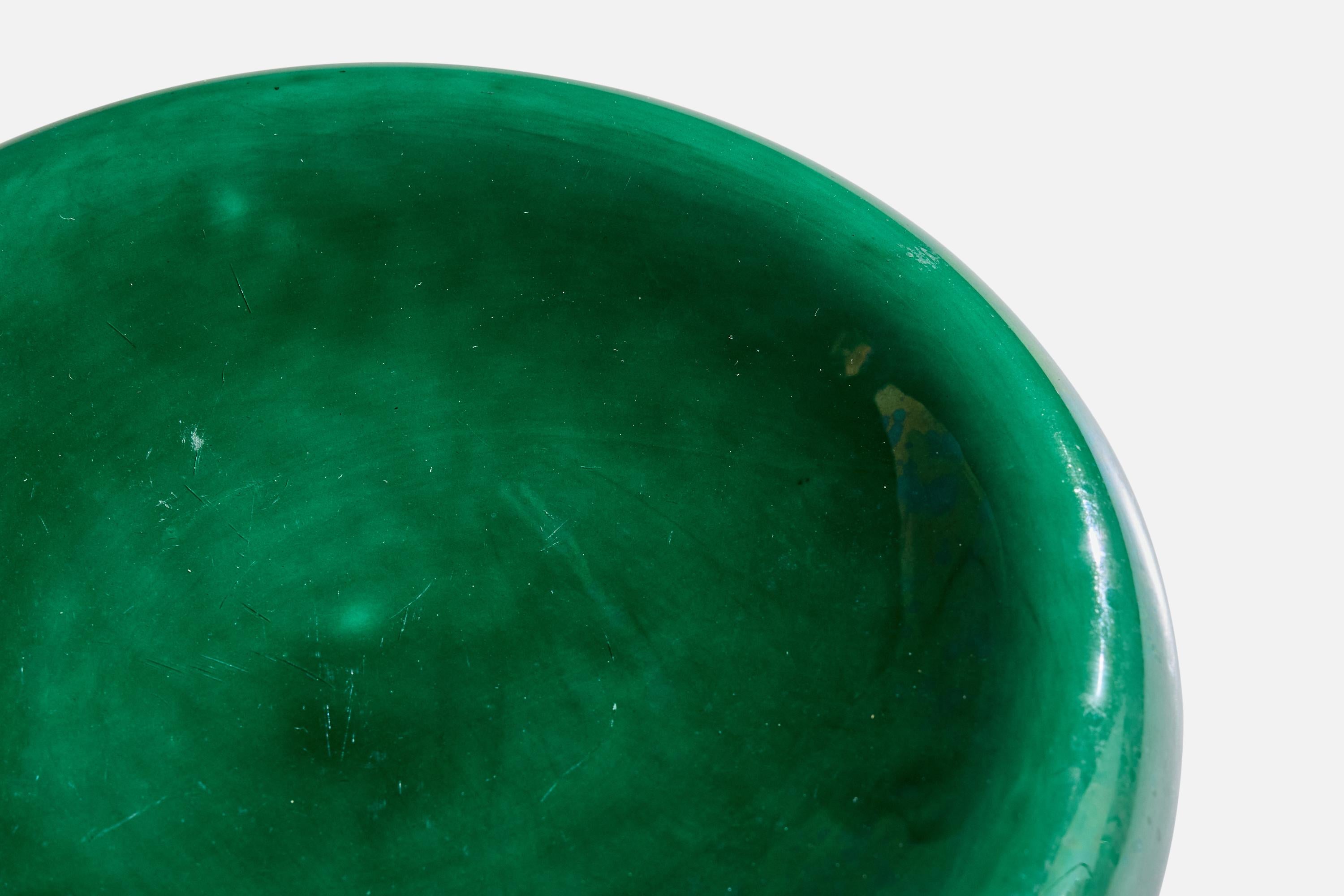 Mid-20th Century Italian Designer, Dish, Ceramic, Italy, 1950s For Sale