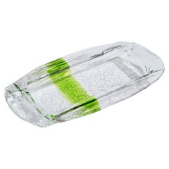 Italian Designer, Dish, Glass, Italy, 1970s