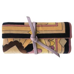 Italian Designer Emilio Pucci Jewelry Pouch Case