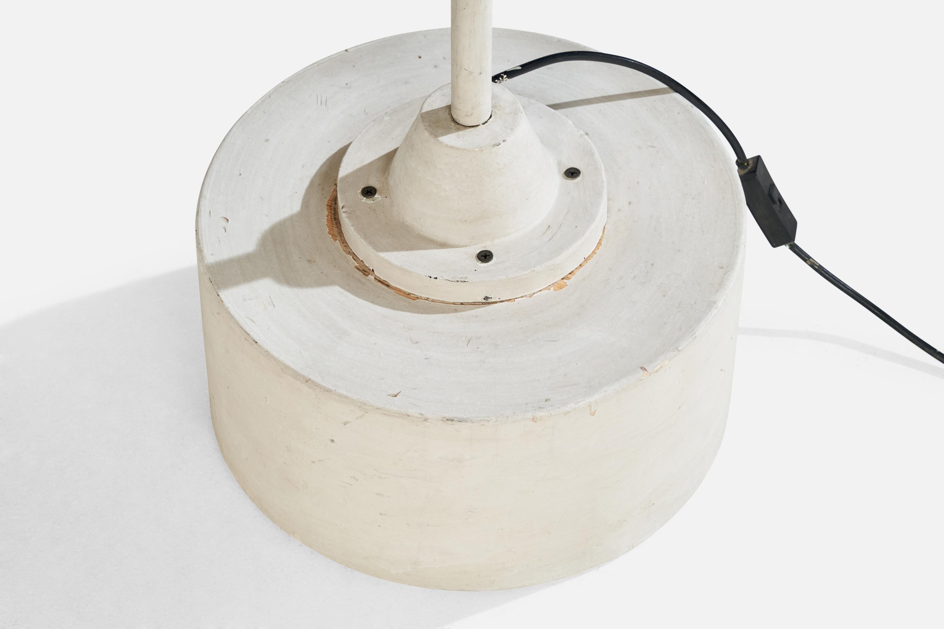 Italian Designer, Floor Lamp, Metal, Italy, 1960s For Sale 3