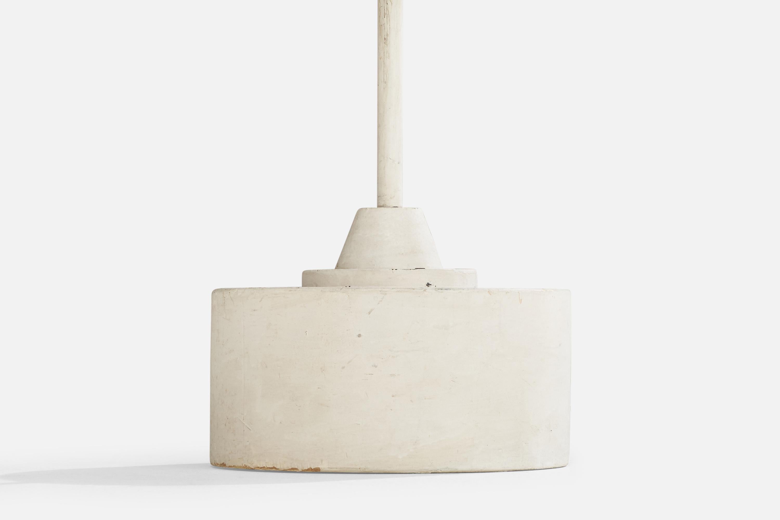 Italian Designer, Floor Lamp, Metal, Italy, 1960s For Sale 4