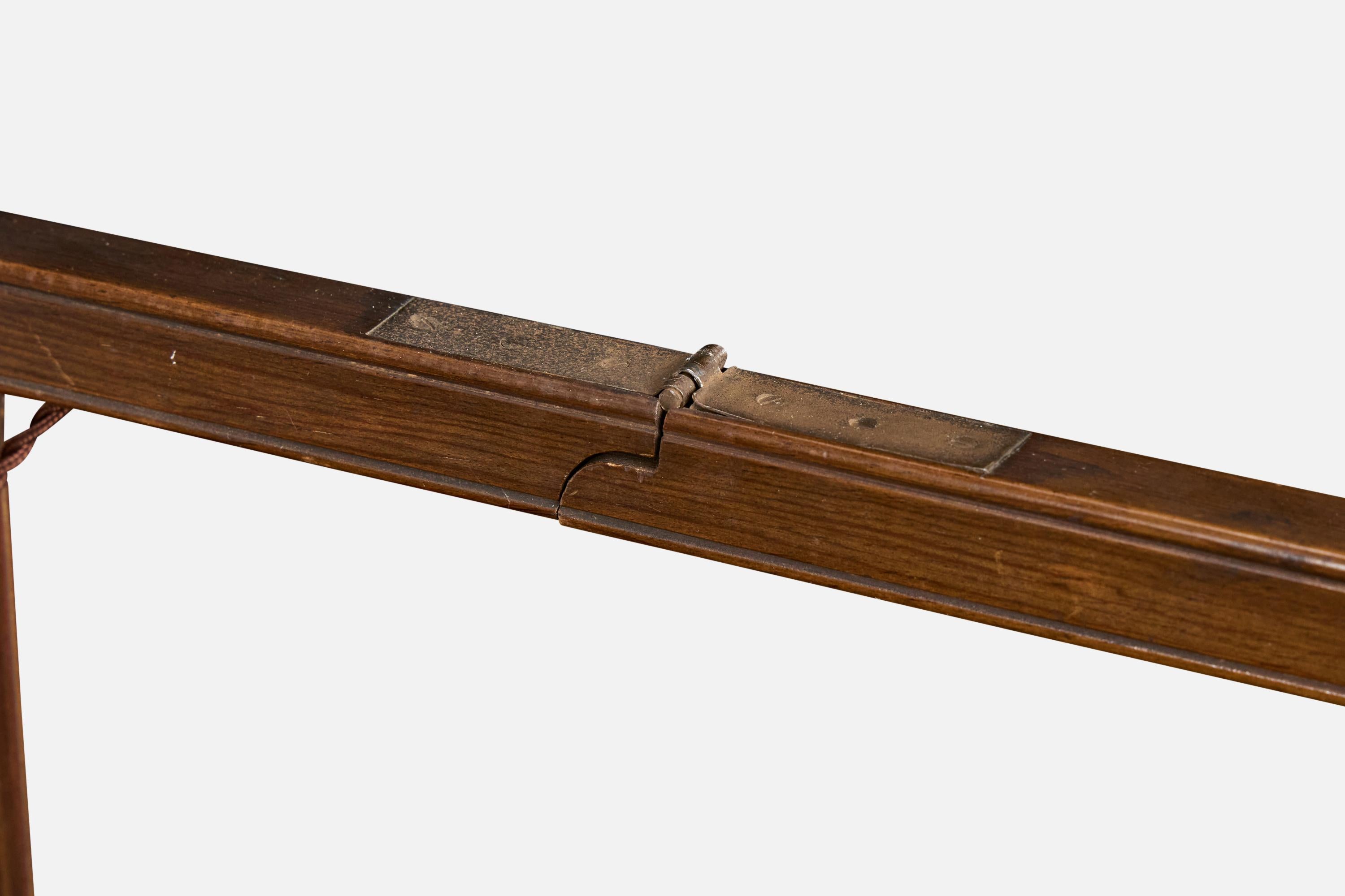 Lampada da terra di design italiano, Wood, Fabrice, Ottone, Italia, anni '40 in vendita 5