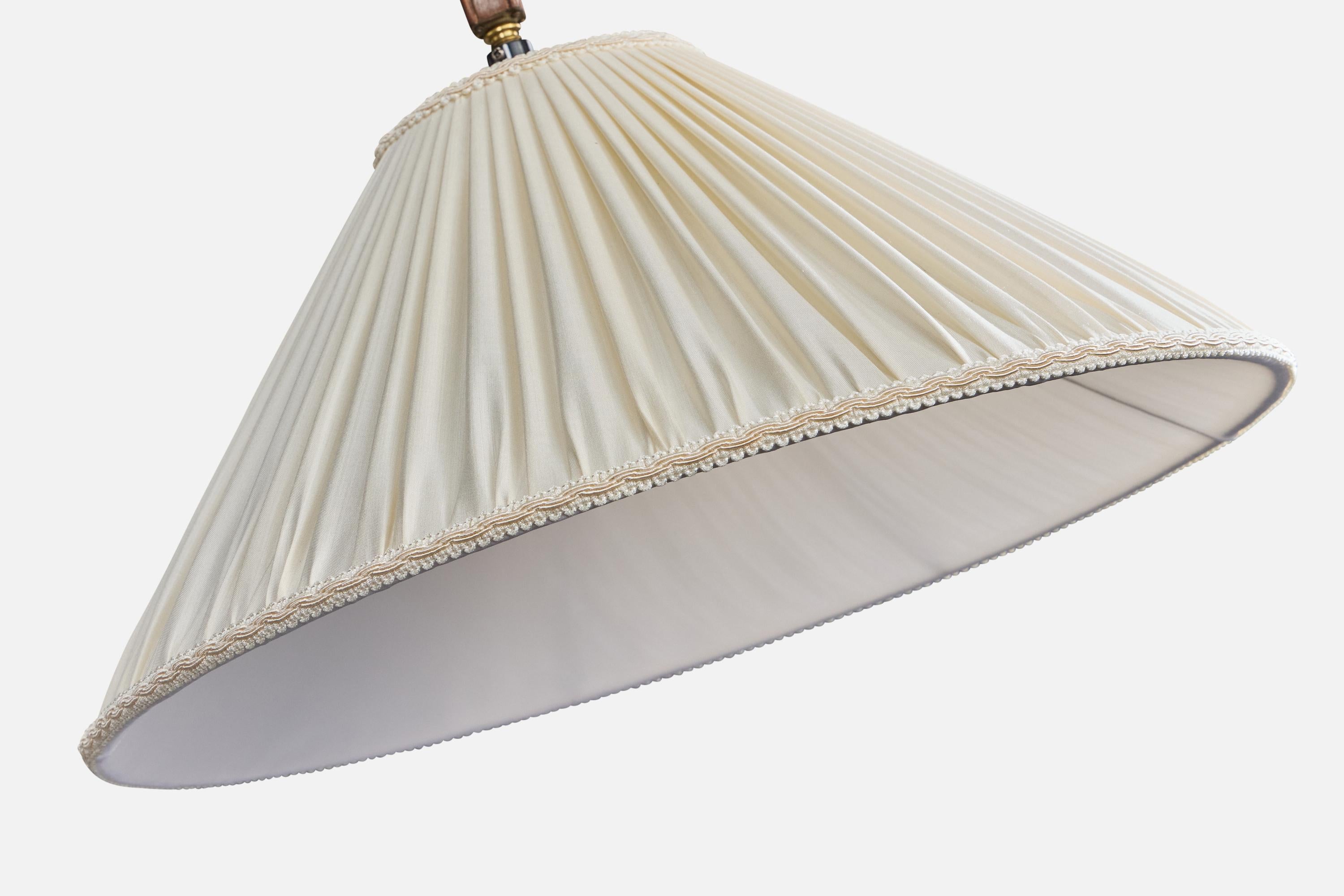 Lampada da terra di design italiano, Wood, Fabrice, Ottone, Italia, anni '40 In condizioni buone in vendita a High Point, NC