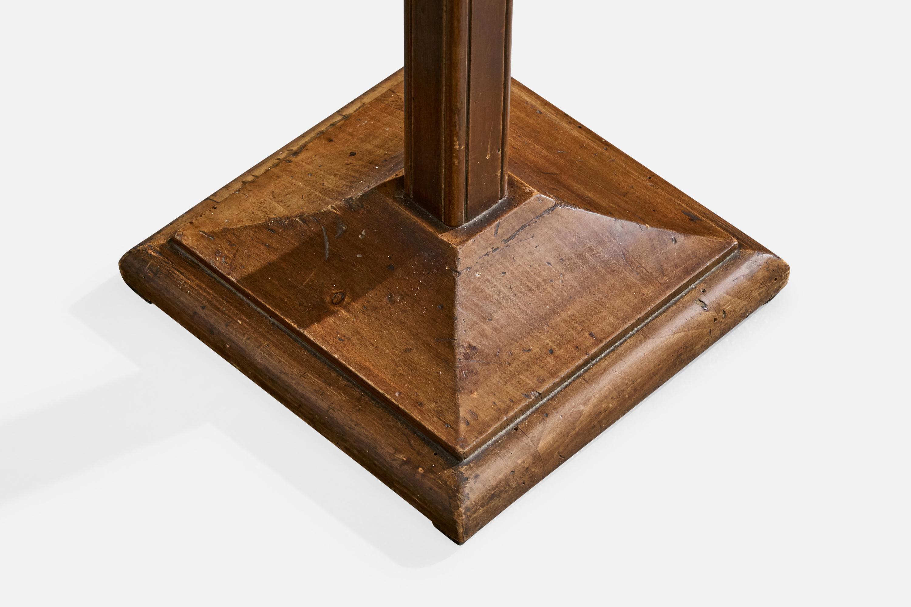 Lampada da terra di design italiano, Wood, Fabrice, Ottone, Italia, anni '40 in vendita 3