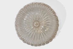 Italian Designer, Flush Mount, Glass, Italy, 1990s