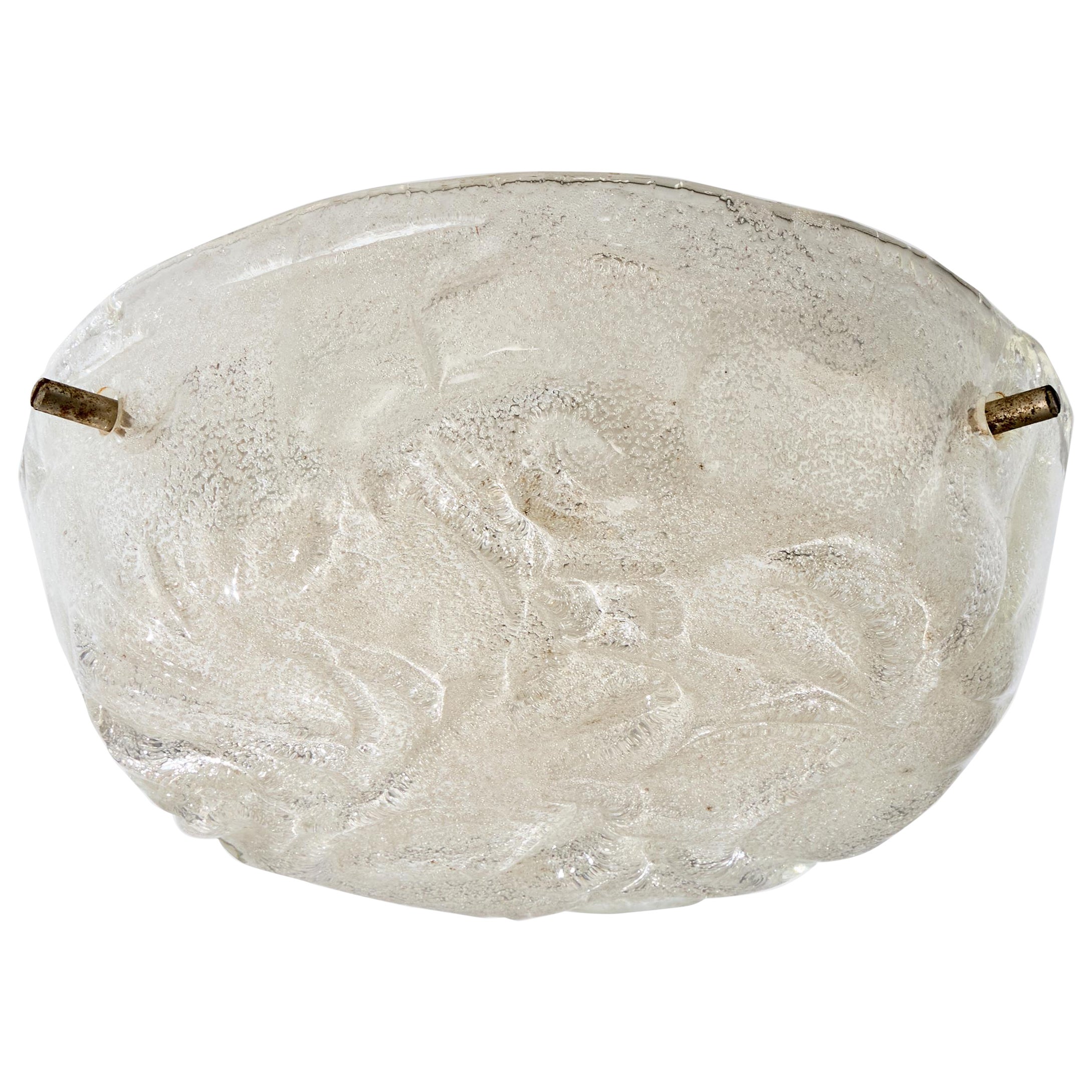 Diseñador italiano, Empotrable, Cristal, Metal, Italia, Años 1950