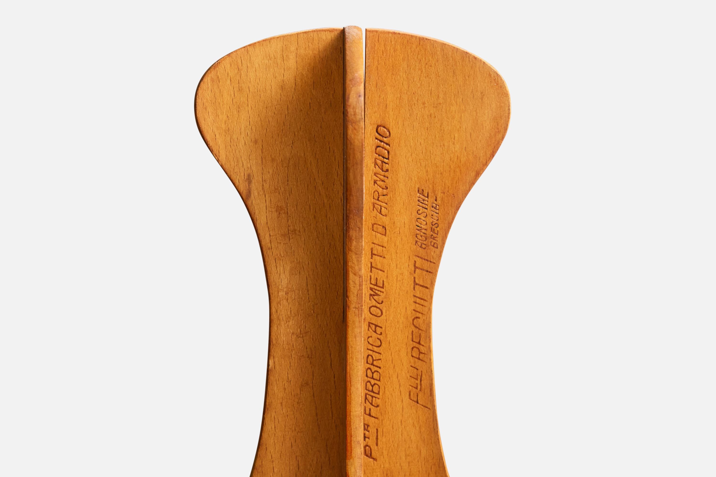 Italienischer Designer, Hutständer, Holz, Italien, 1940er Jahre im Angebot 1