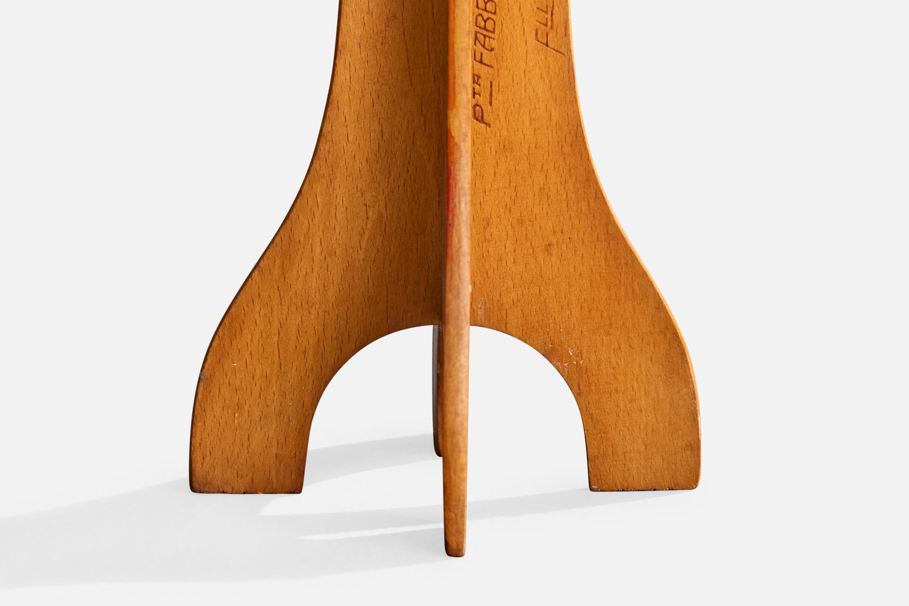 Italienischer Designer, Hutständer, Holz, Italien, 1940er Jahre im Angebot 2