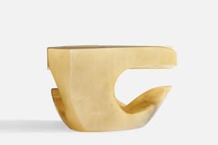 Italian Designer, Large Freeform Table Lamp, Alabaster, Italy, 1970s