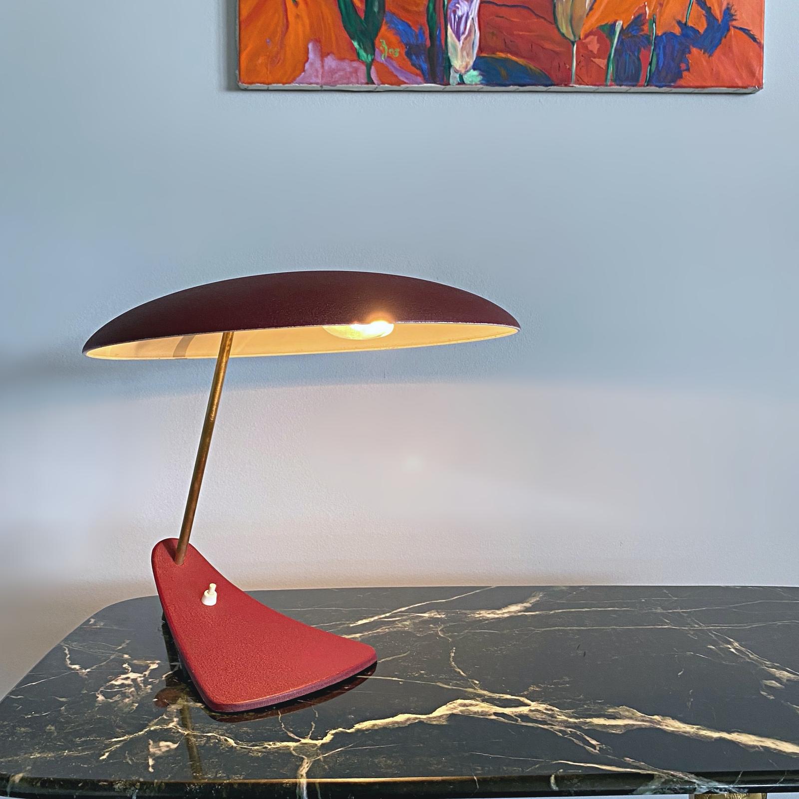20th Century Italian Designer Mid-Century Modern UFO Table Lamp, 1950s, Italy
