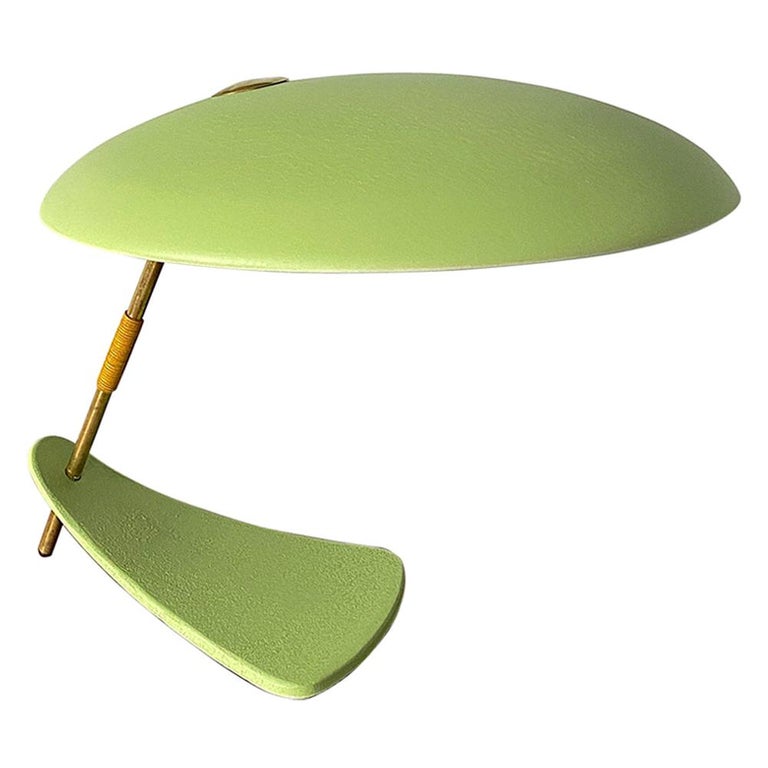 Italian Designer MidCentury Modern UFO Table Lamp, 1950s, Italy For Sale at 1stDibs