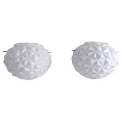 Italian Designer Murano Glass Wall Sconces in Modern Geometric Shape, 1990