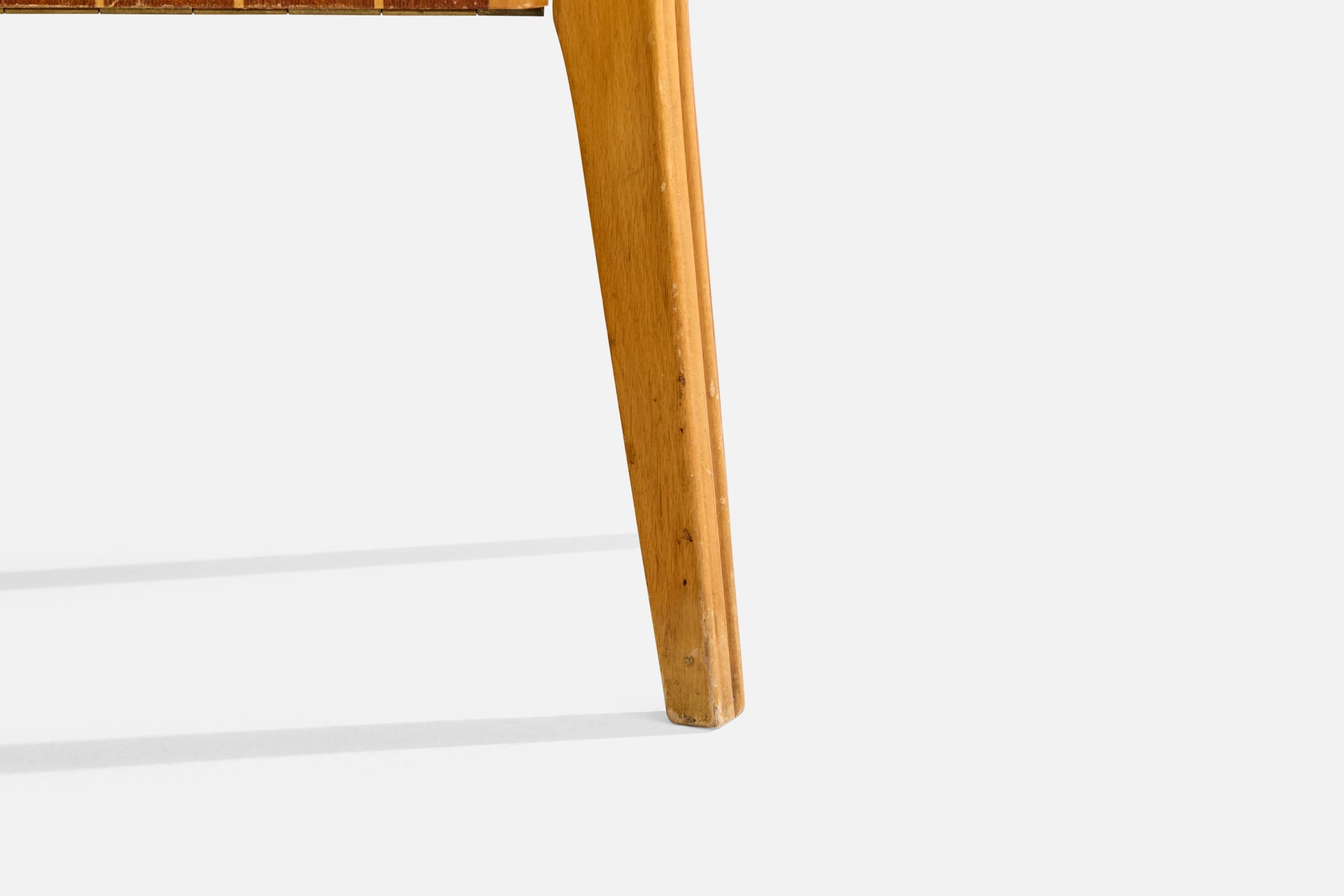 Italian Designer, Nighstands, Wood, Glass, Italy, 1960s For Sale 8