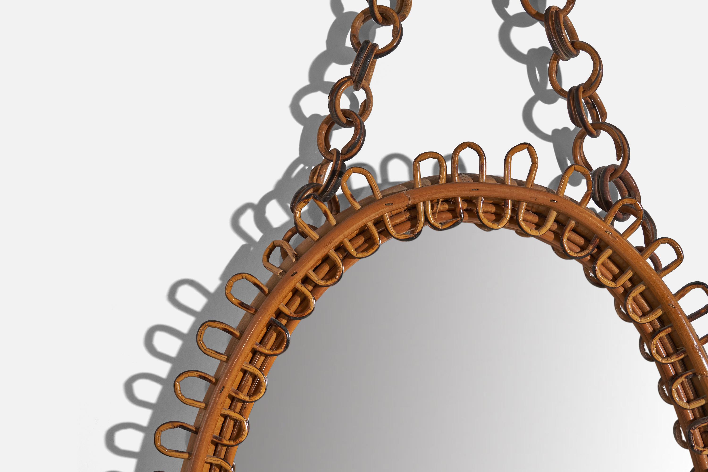 oval mirror on chain