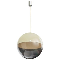 Italian Designer, Pendant Light, Acrylic, Italy, 1960s