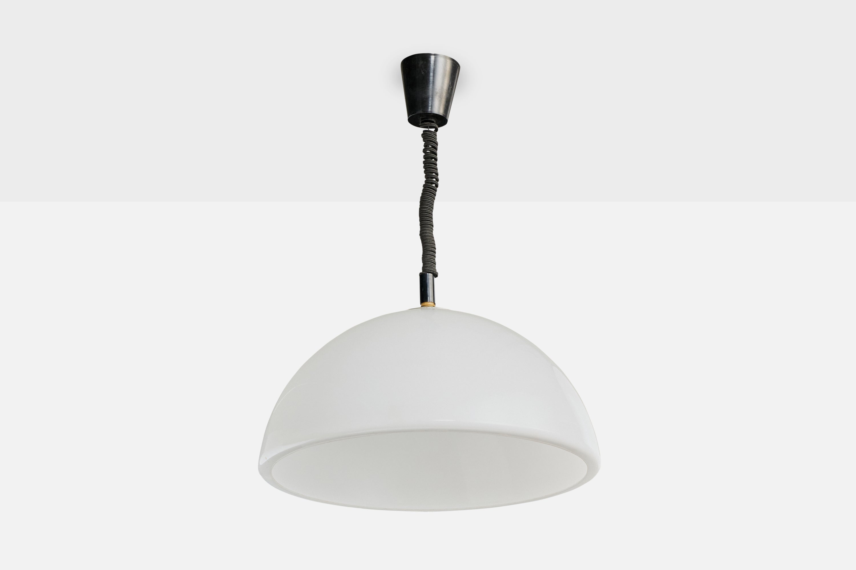 Italian Designer, Pendant Light, Acrylic, Italy, 1970s For Sale