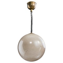 Designer italien, Design-Light, verre, laiton, Italie, années 1960