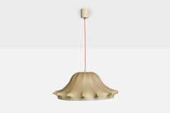 Diseñador italiano, Lámpara colgante, Resina, Italia, Años 1960