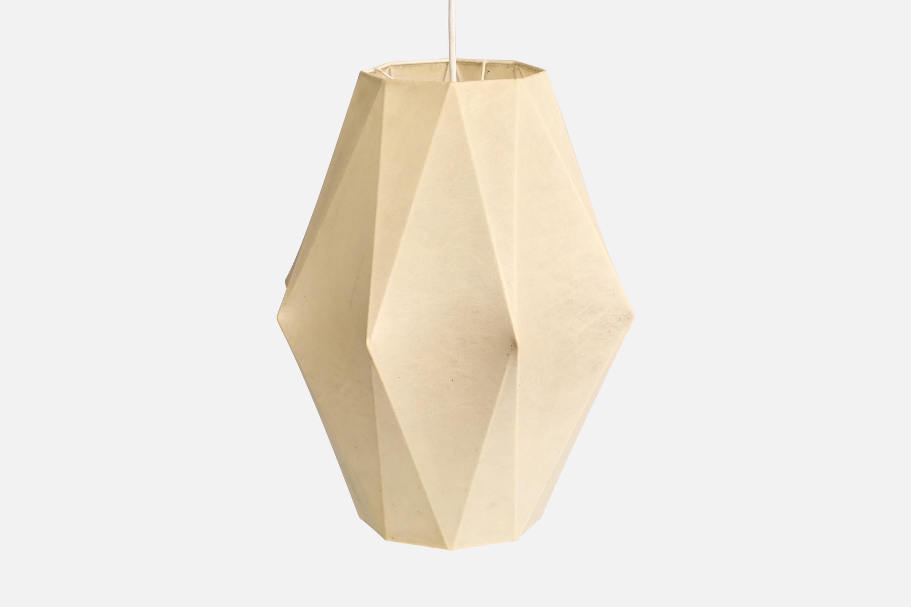 Italian Designer, Pendant Light, Resin, Italy, 1960s For Sale 1