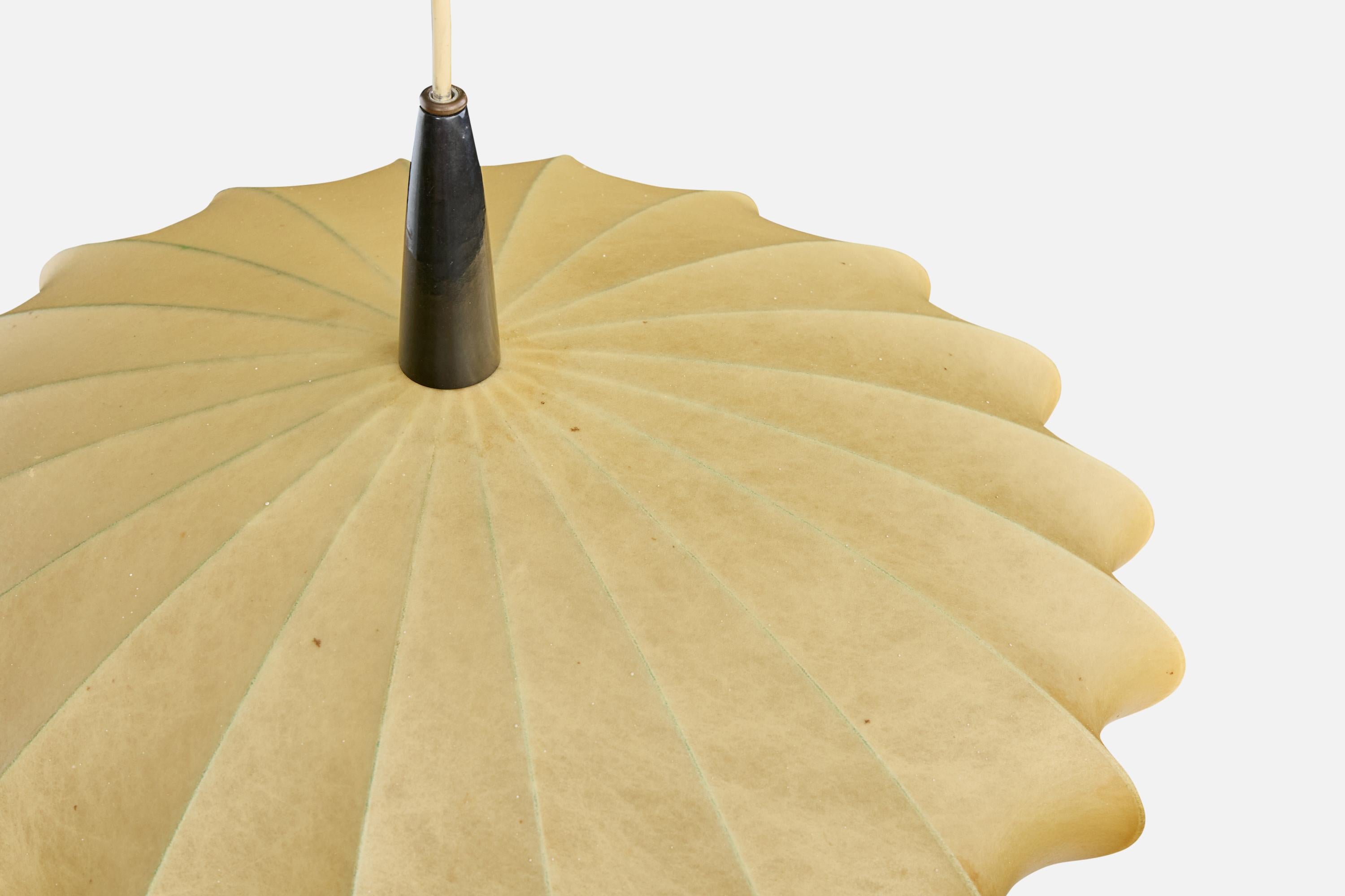 Designer italiano, Lampada a sospensione, Resina, Italia, anni '1960 in vendita 2