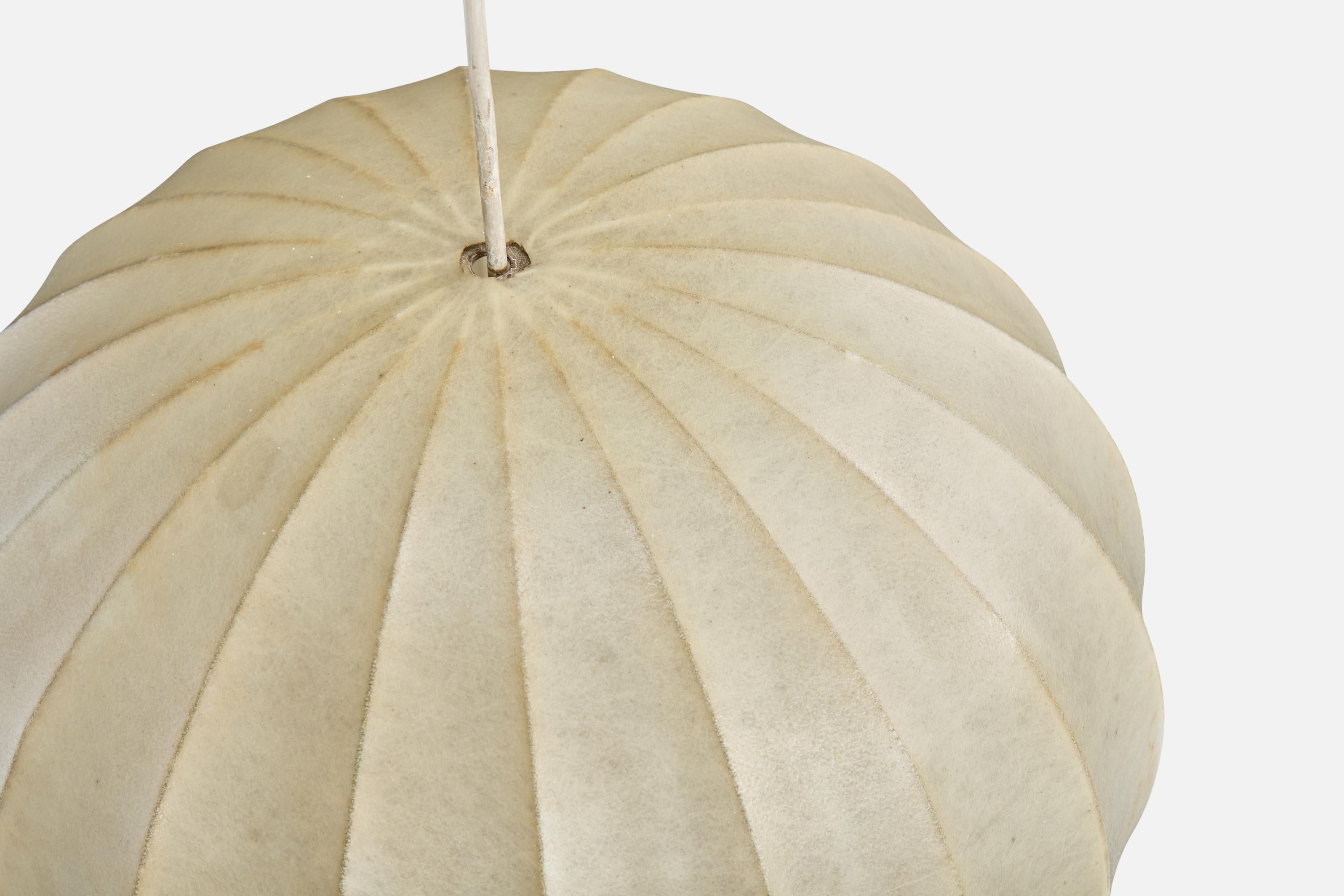 Designer italiano, Lampada a sospensione, Resina, Italia, anni '1960 in vendita 2