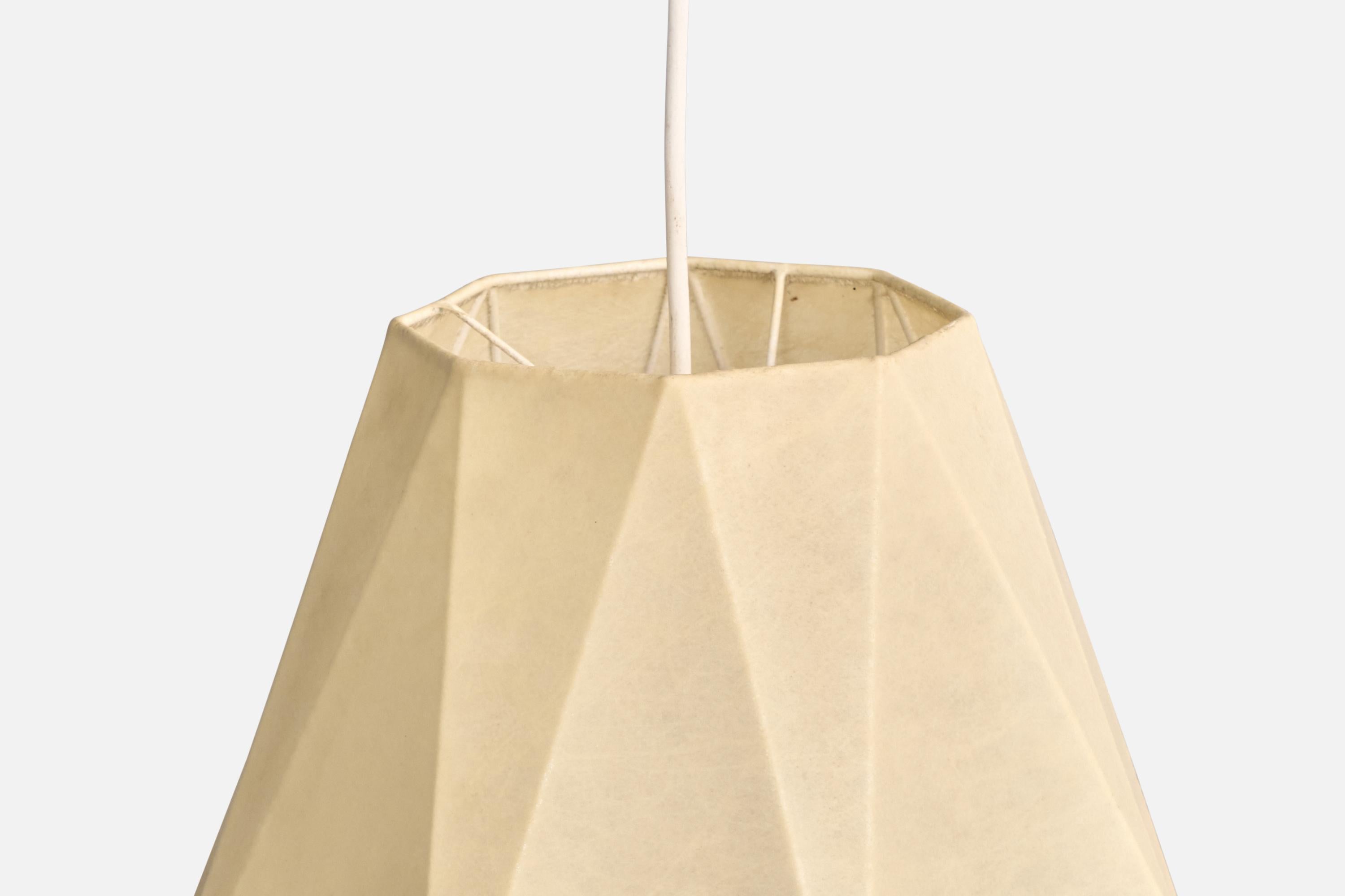 Italian Designer, Pendant Light, Resin, Italy, 1960s For Sale 5