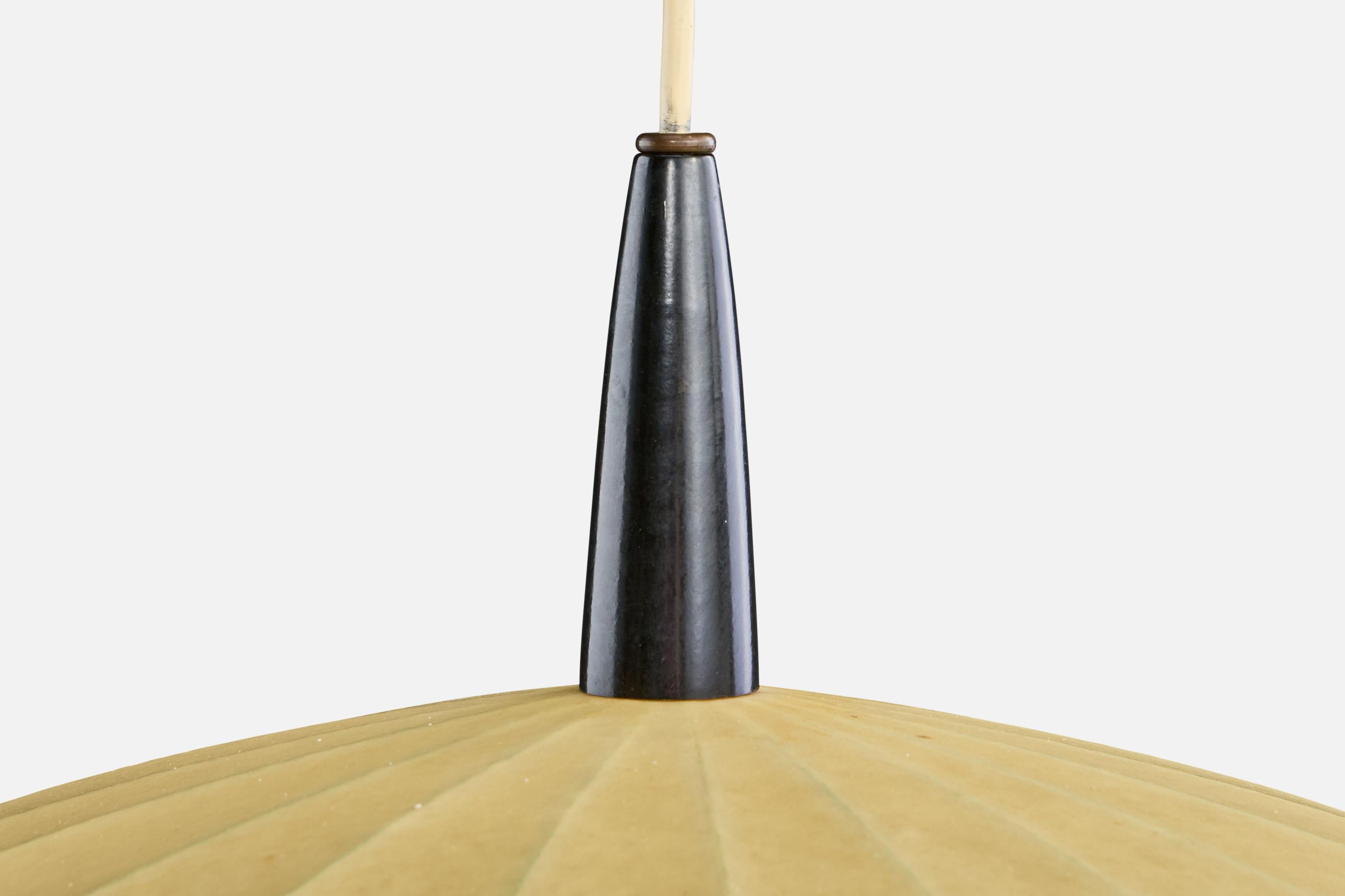 Designer italiano, Lampada a sospensione, Resina, Italia, anni '1960 in vendita 3